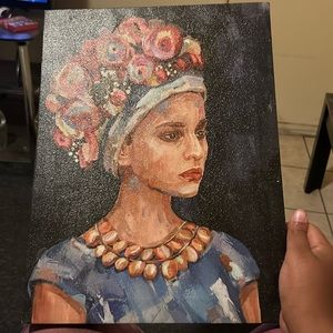 2 women paintings for $50! Perfect for home or office. Grab this deal!" 🌟